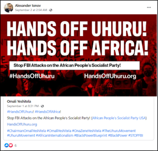 social post hands off uhuru
